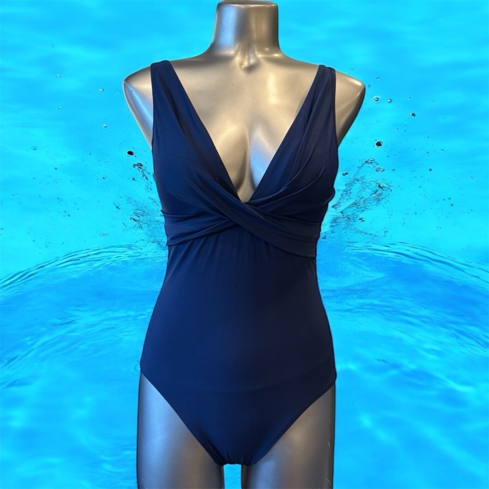 2 for $30 | Chic Deep Blue Women's One-Piece Swimsuit